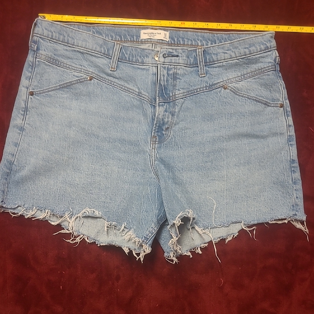Abercrombie & Fitch Light Blue Jean Shorts